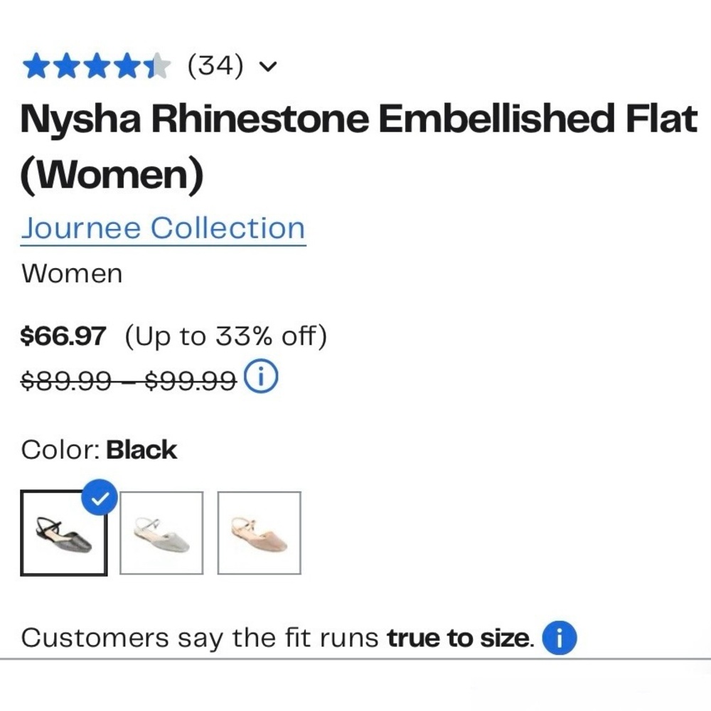 Journee Collection ‘Nysha’ Sandal Flats - Picture 2 of 16